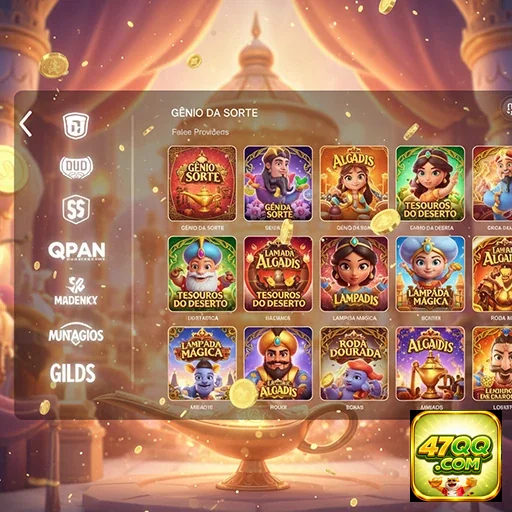 Interface dos serviços VIP no 47qq com jogos premium.