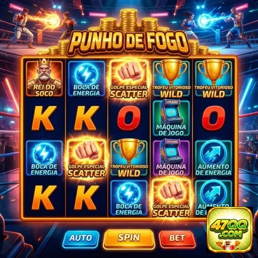 Jogo Punho de Fogo com elementos VIP no 47qq.
